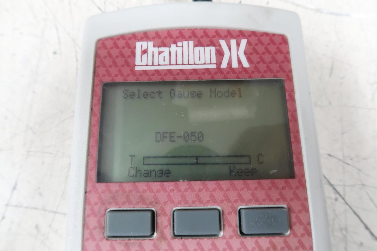 Chatillon DFE050 Digital Force Gauge T128206 OCO Industrial